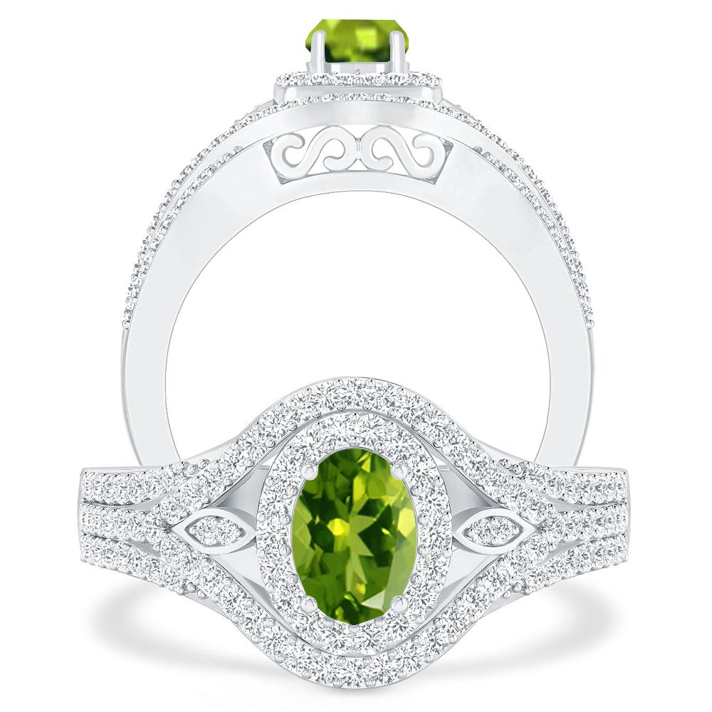 White Gold - Peridot