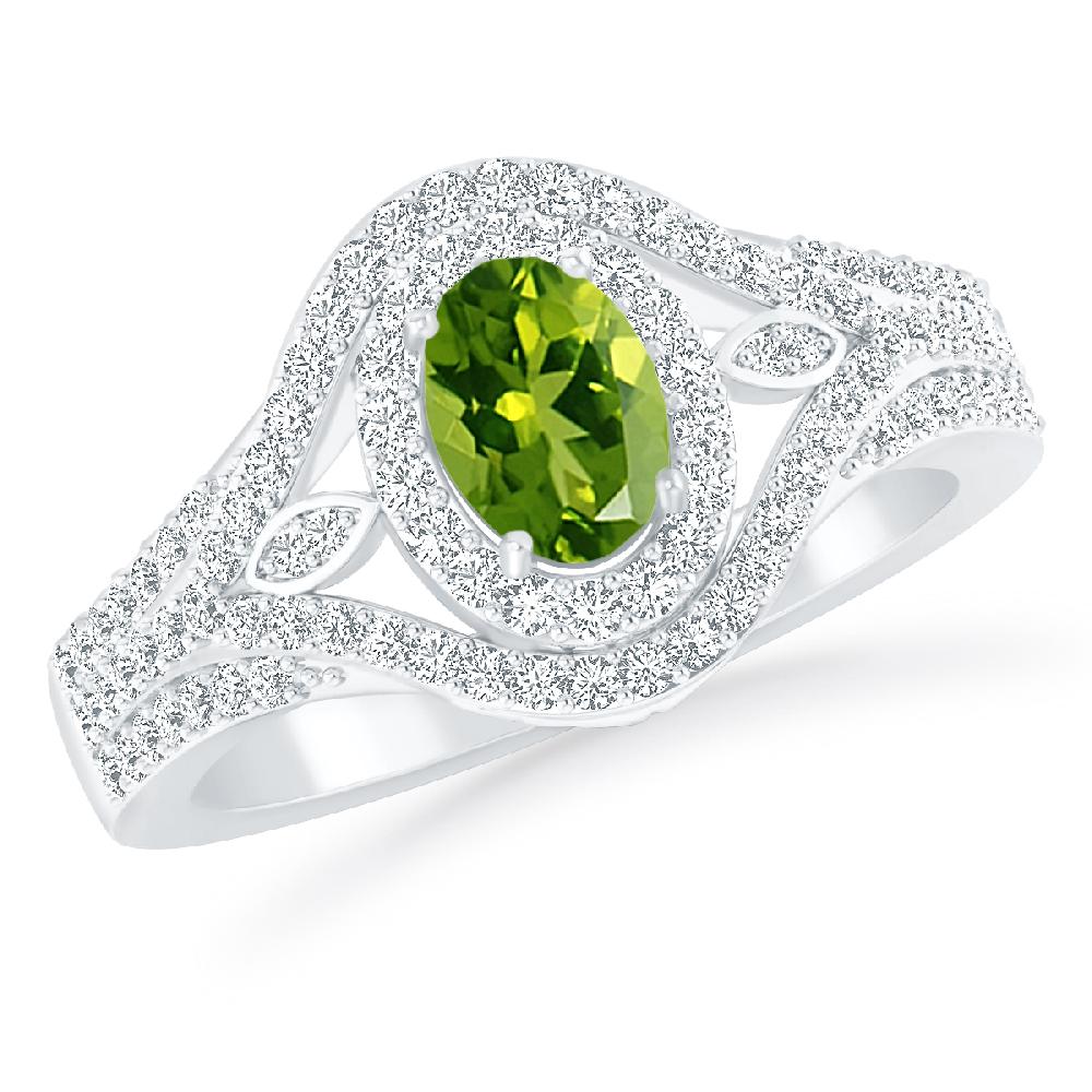 White Gold - Peridot