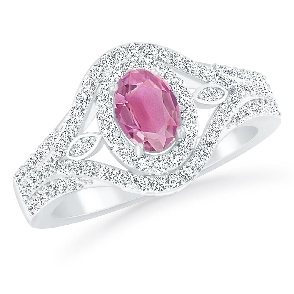 White Gold - Pink Tourmaline
