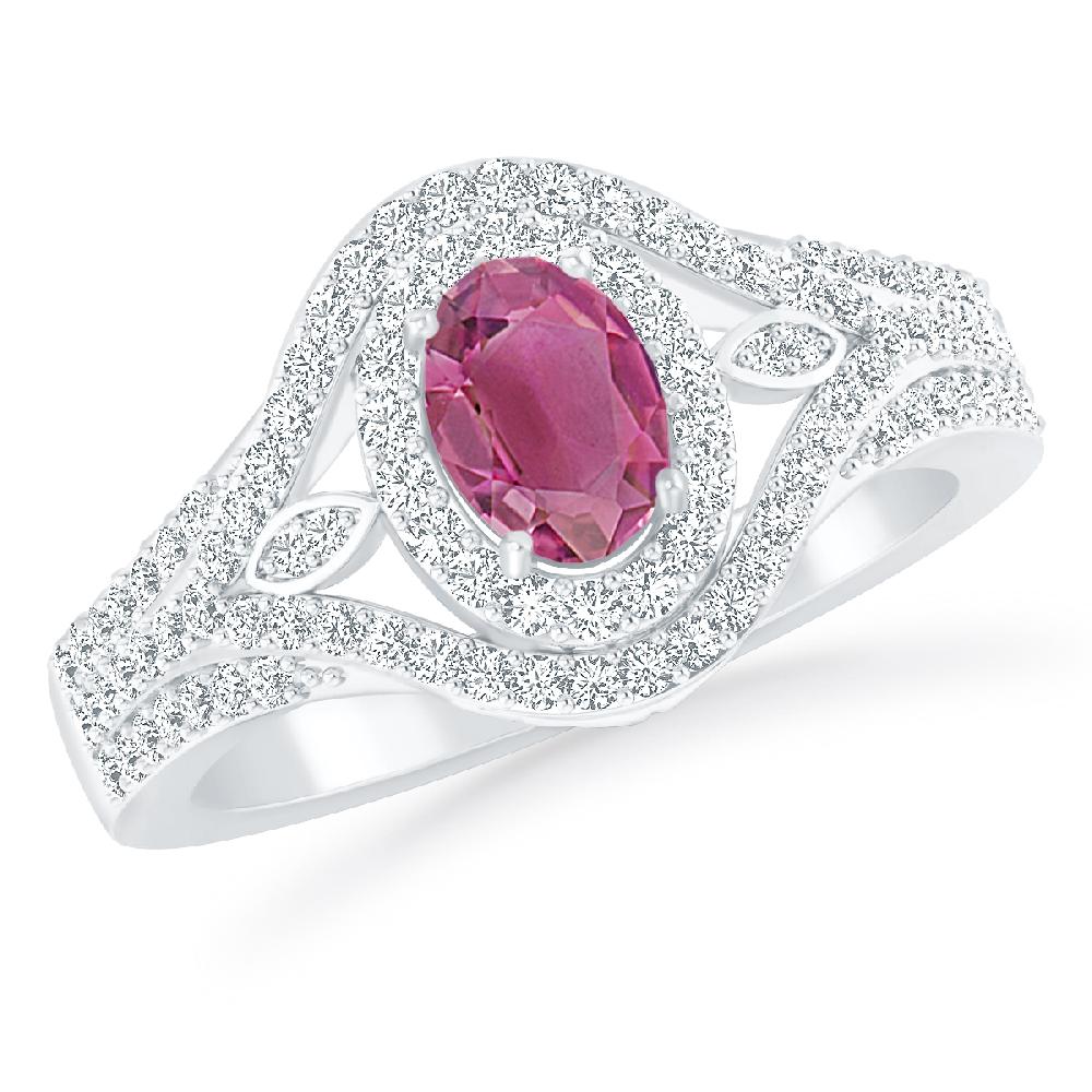 White Gold - Pink Tourmaline