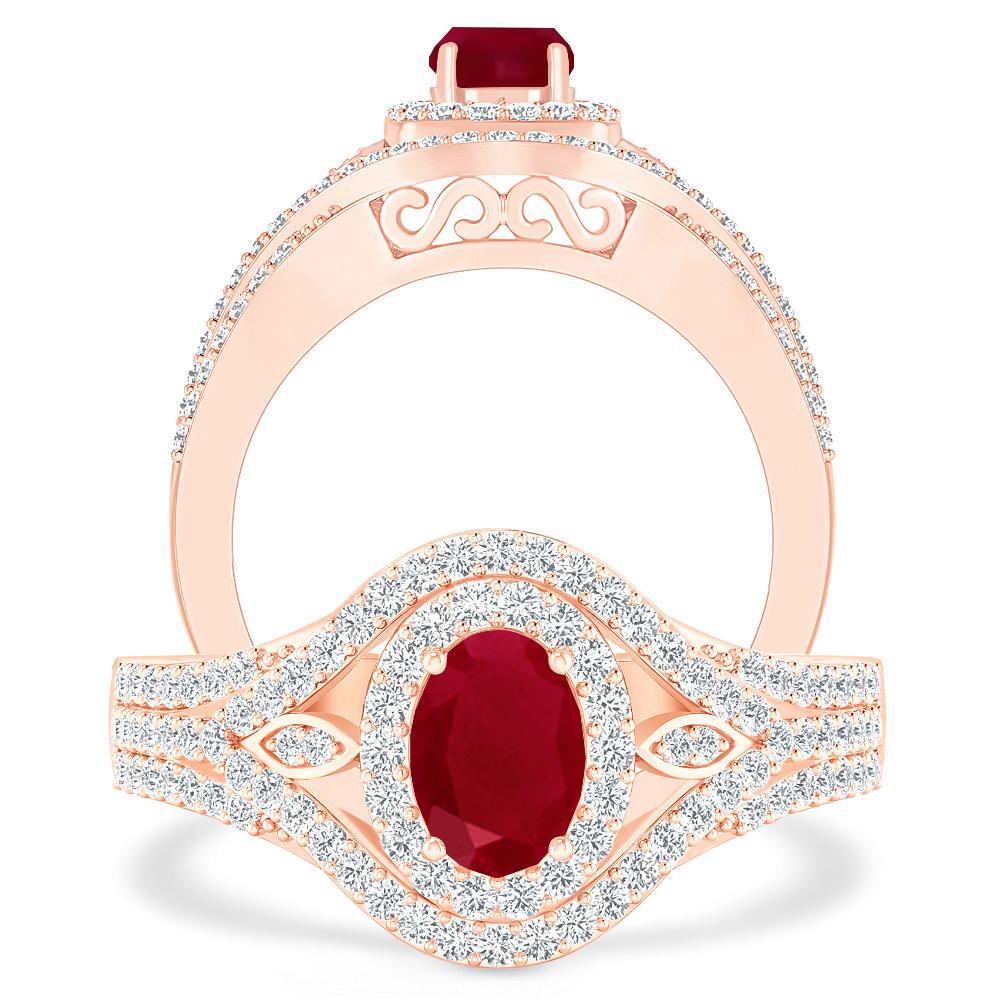 Rose Gold - Ruby
