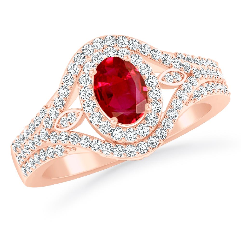 Rose Gold - Ruby