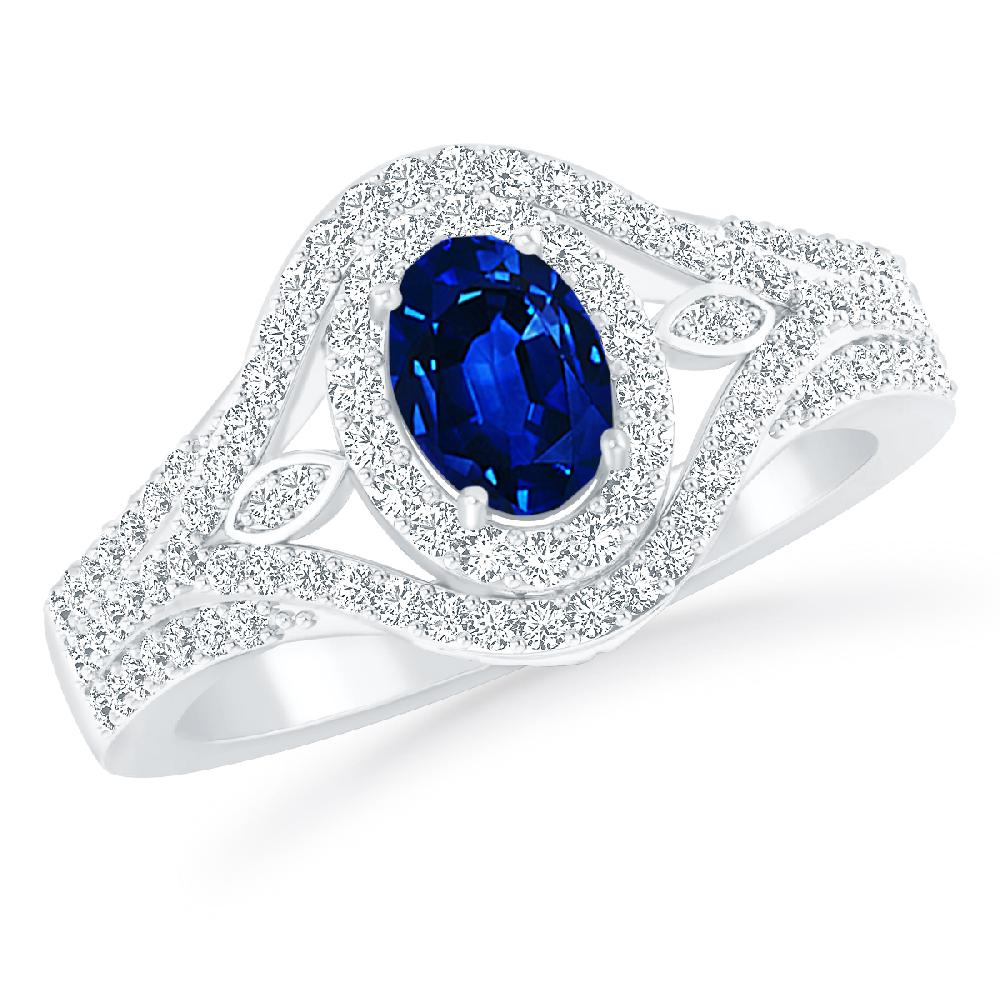 White Gold - Sapphire