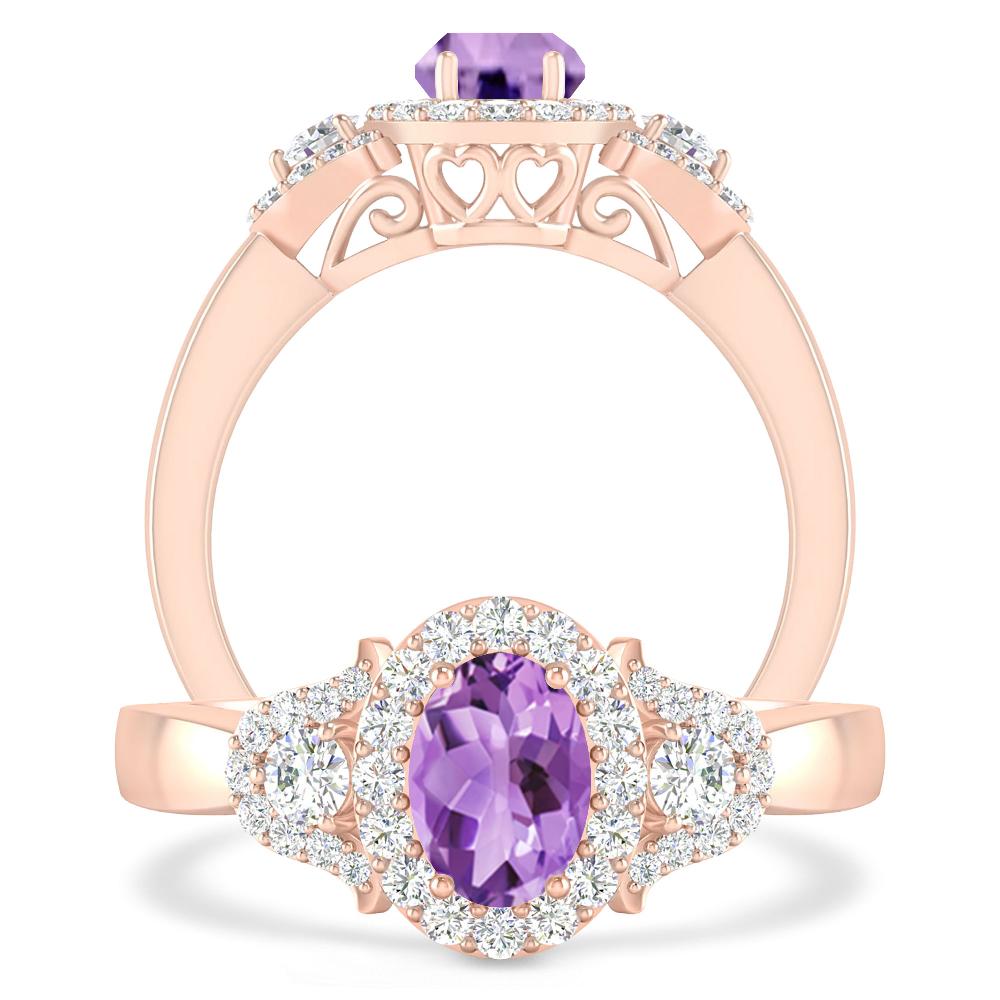 Rose Gold - Amethyst