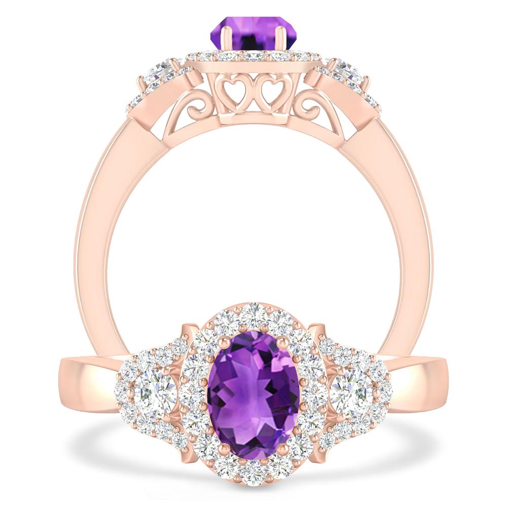 Rose Gold - Amethyst