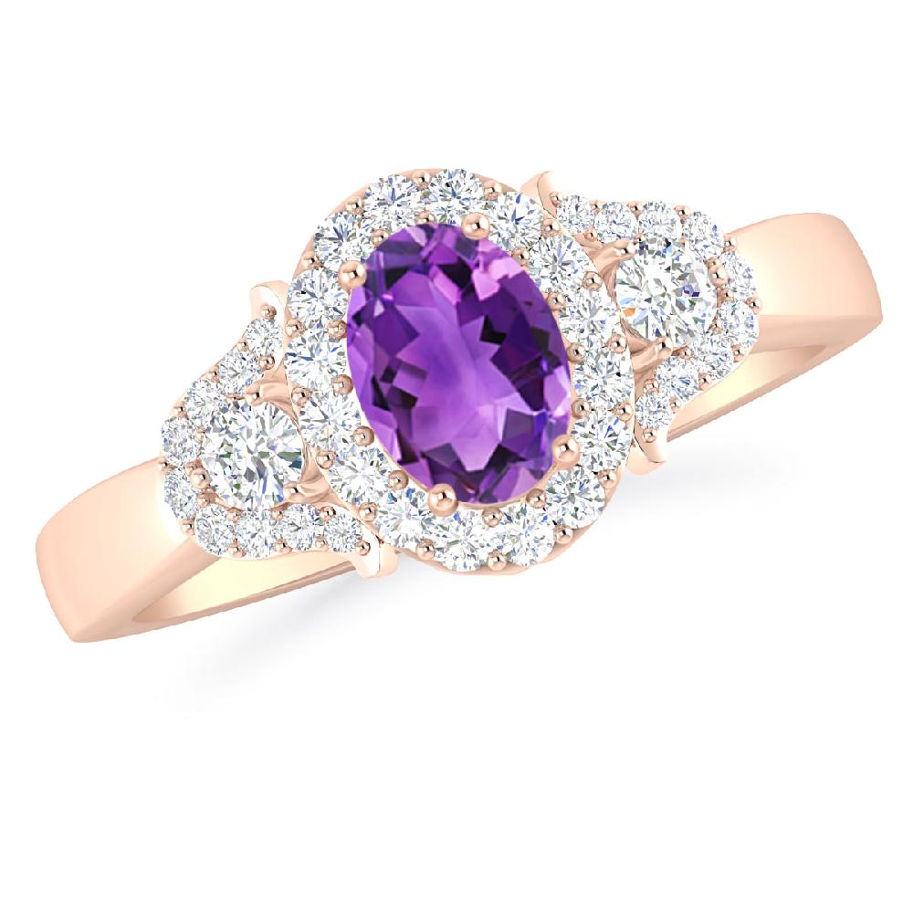 Rose Gold - Amethyst