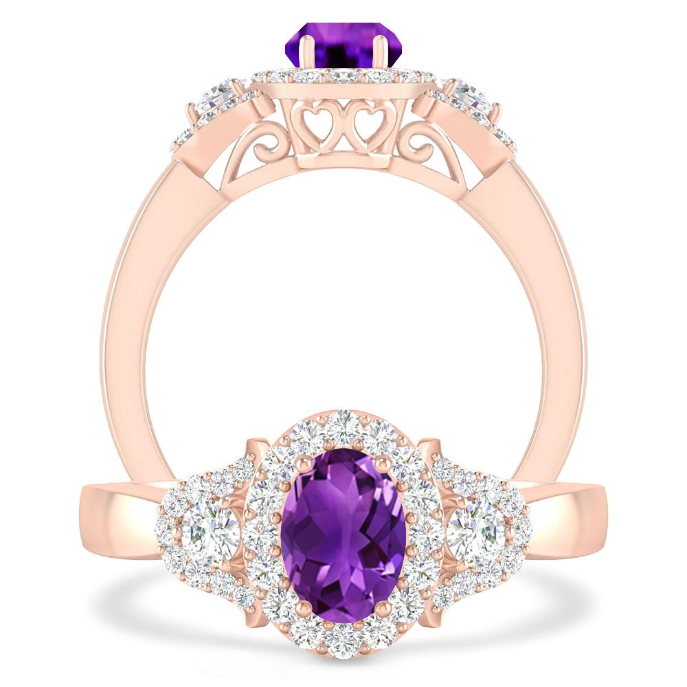 Rose Gold - Amethyst