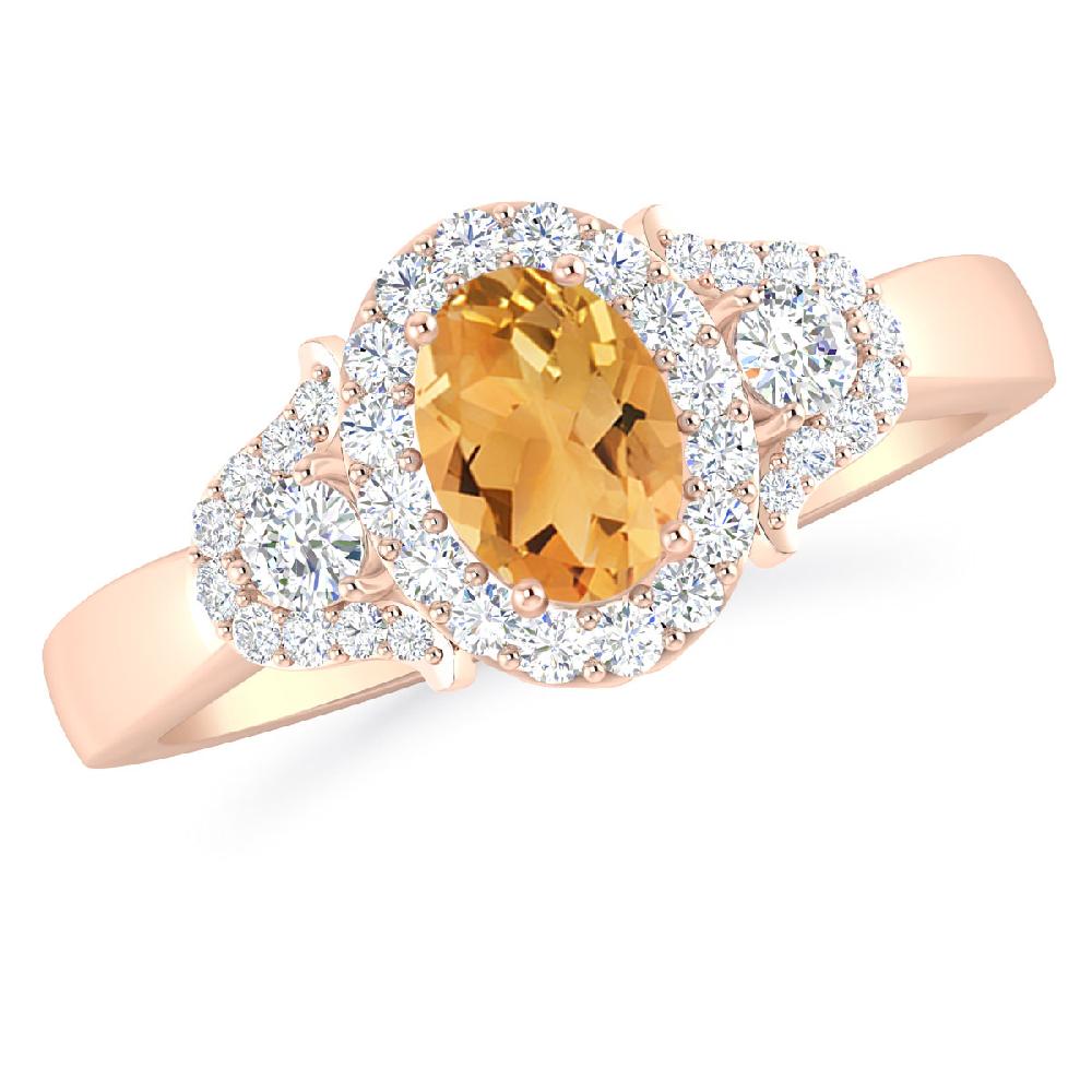 Rose Gold - Citrine