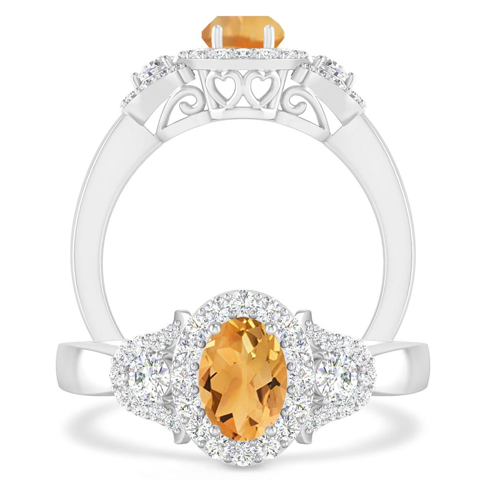 White Gold - Citrine