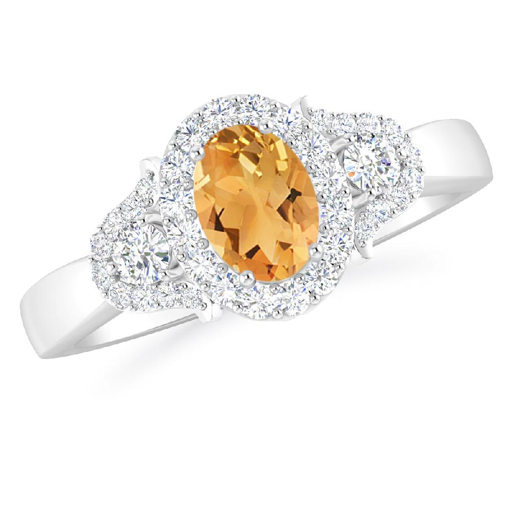 White Gold - Citrine