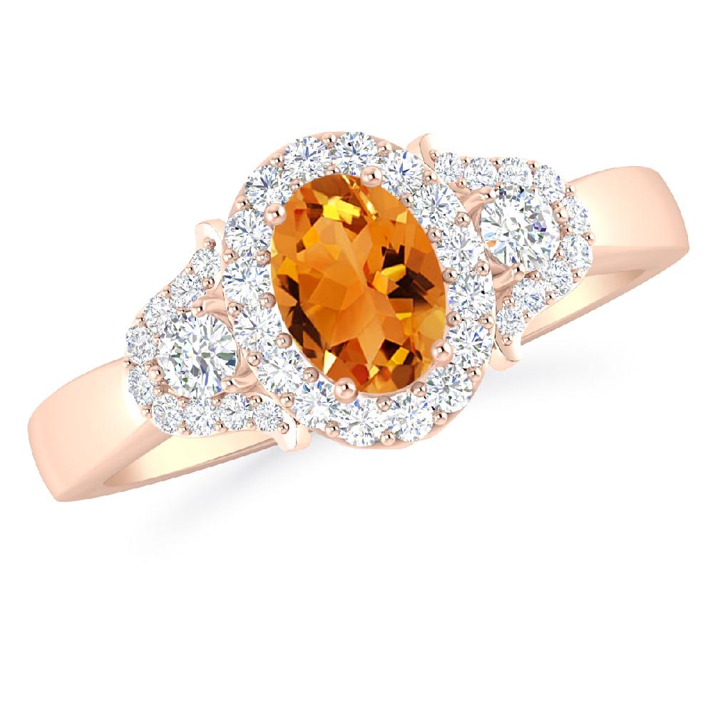 Rose Gold - Citrine