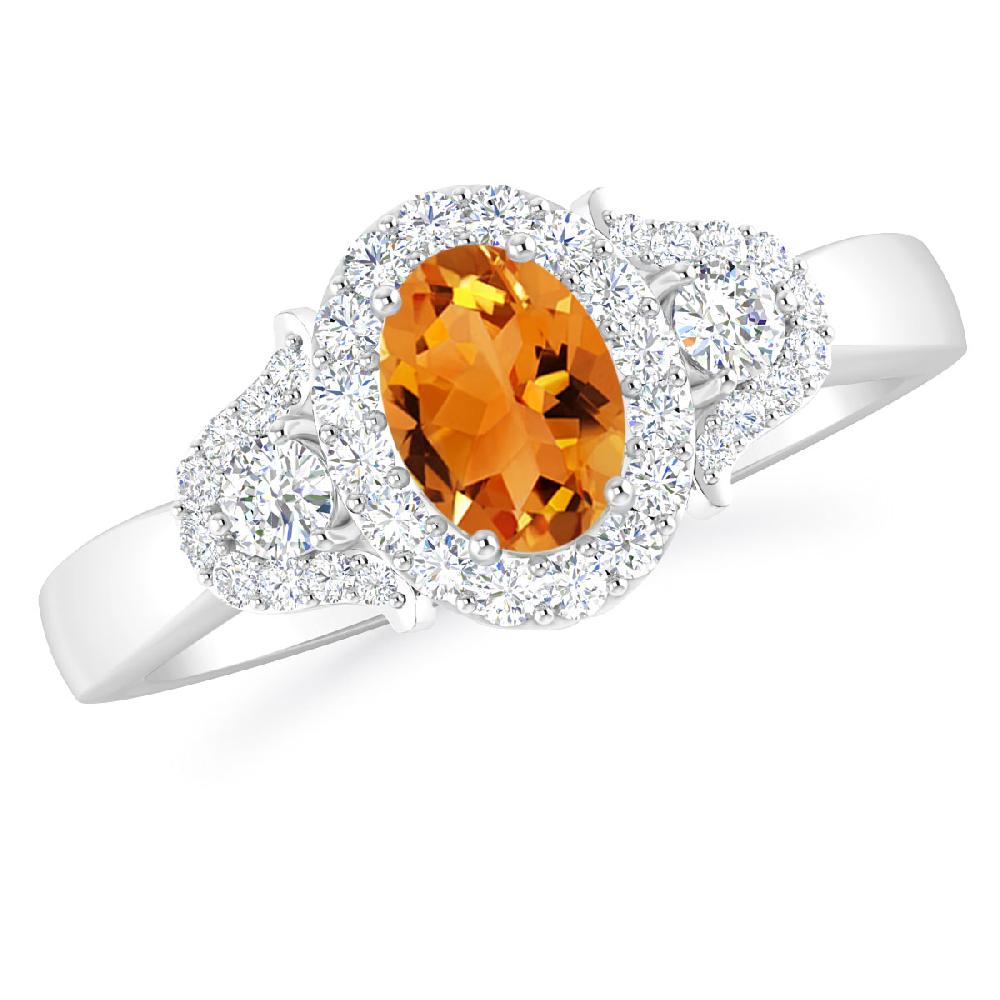 White Gold - Citrine