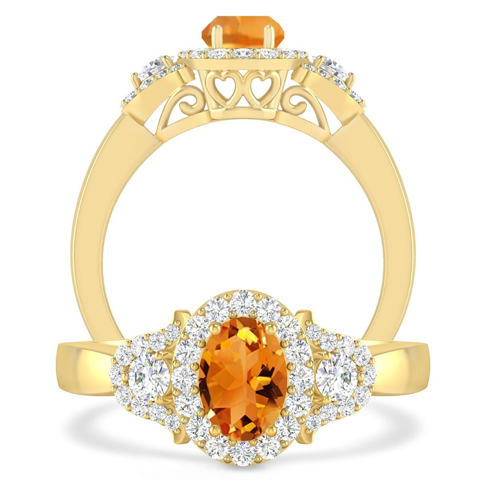 Yellow Gold - Citrine