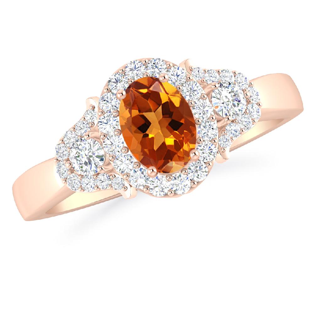 Rose Gold - Citrine