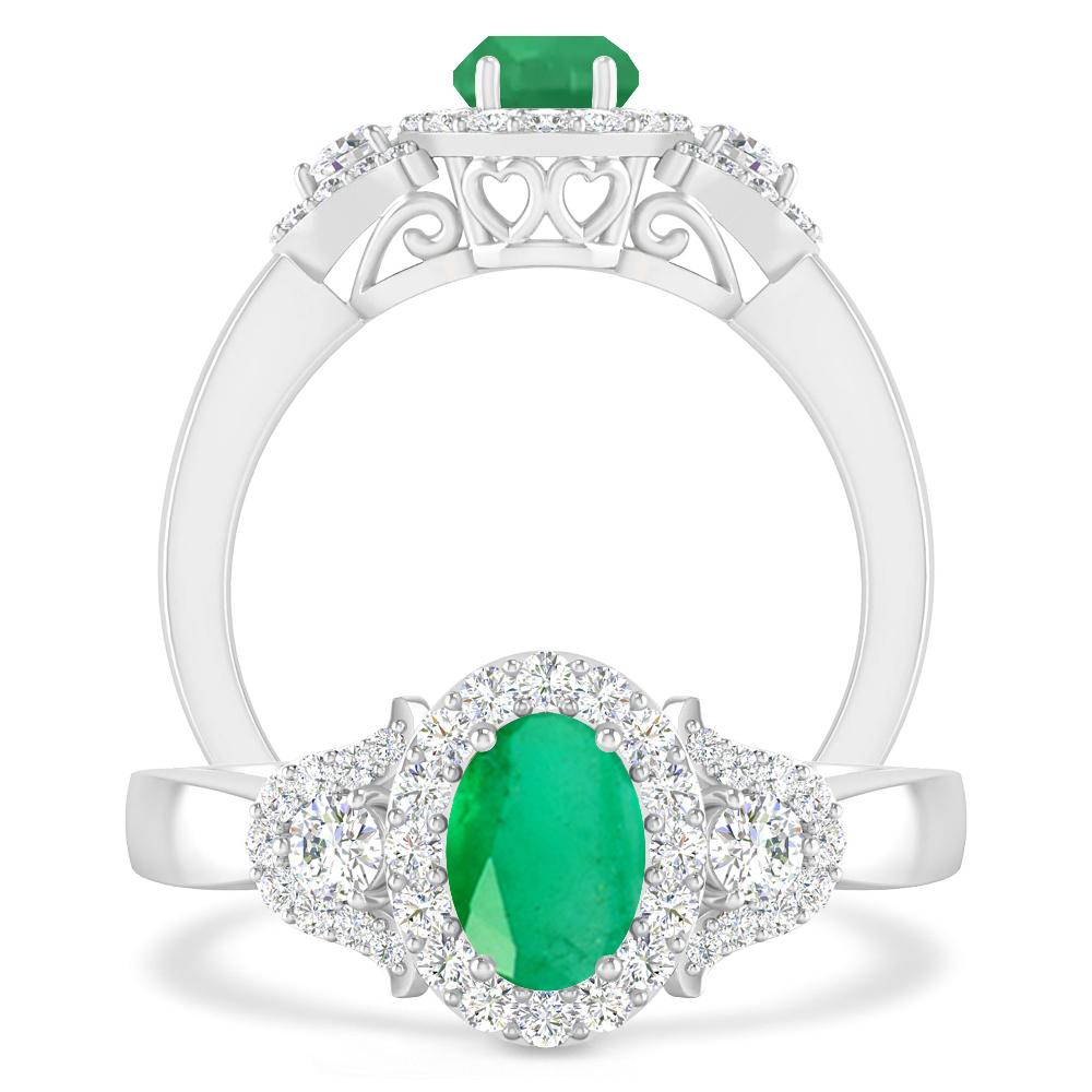 White Gold - Emerald