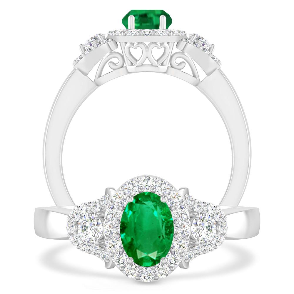 White Gold - Emerald