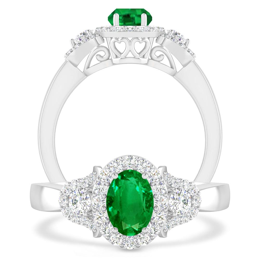 White Gold - Emerald