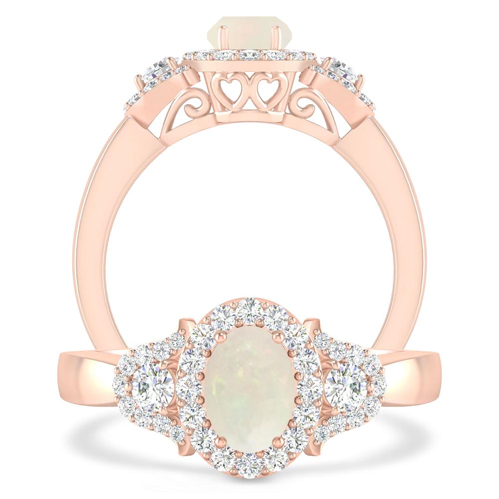 Rose Gold - Opal