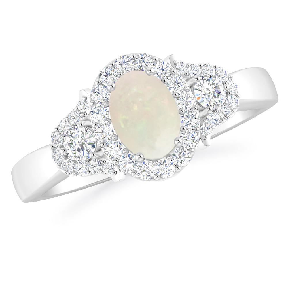 White Gold - Opal