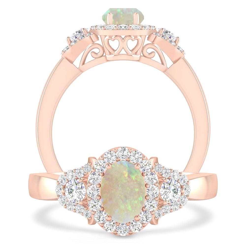 Rose Gold - Opal