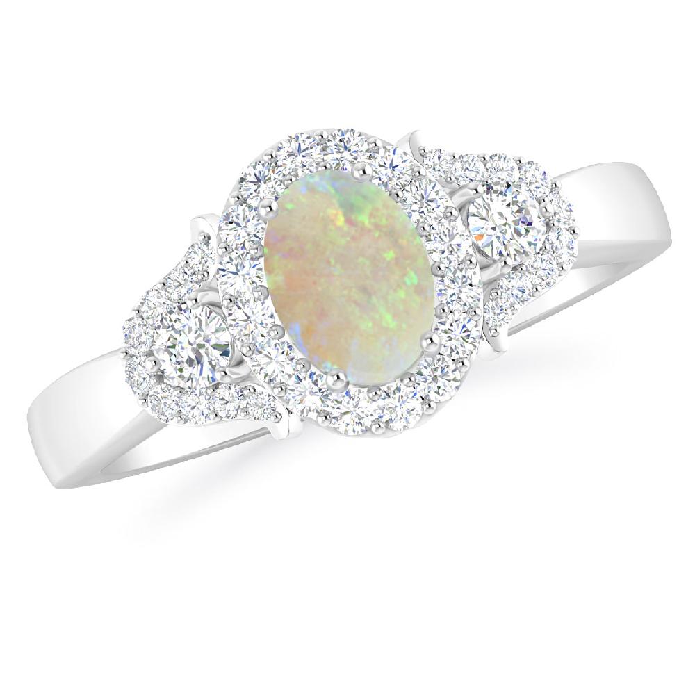 White Gold - Opal