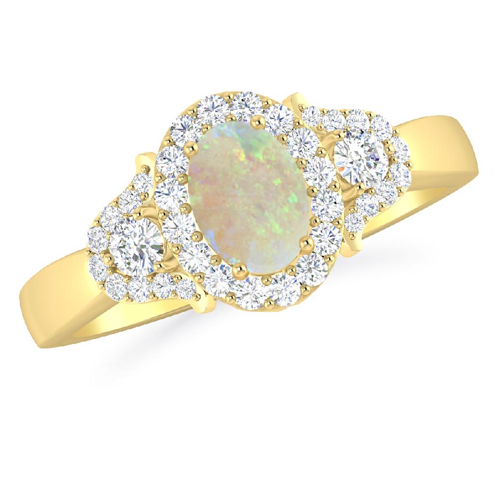 Yellow Gold - Opal