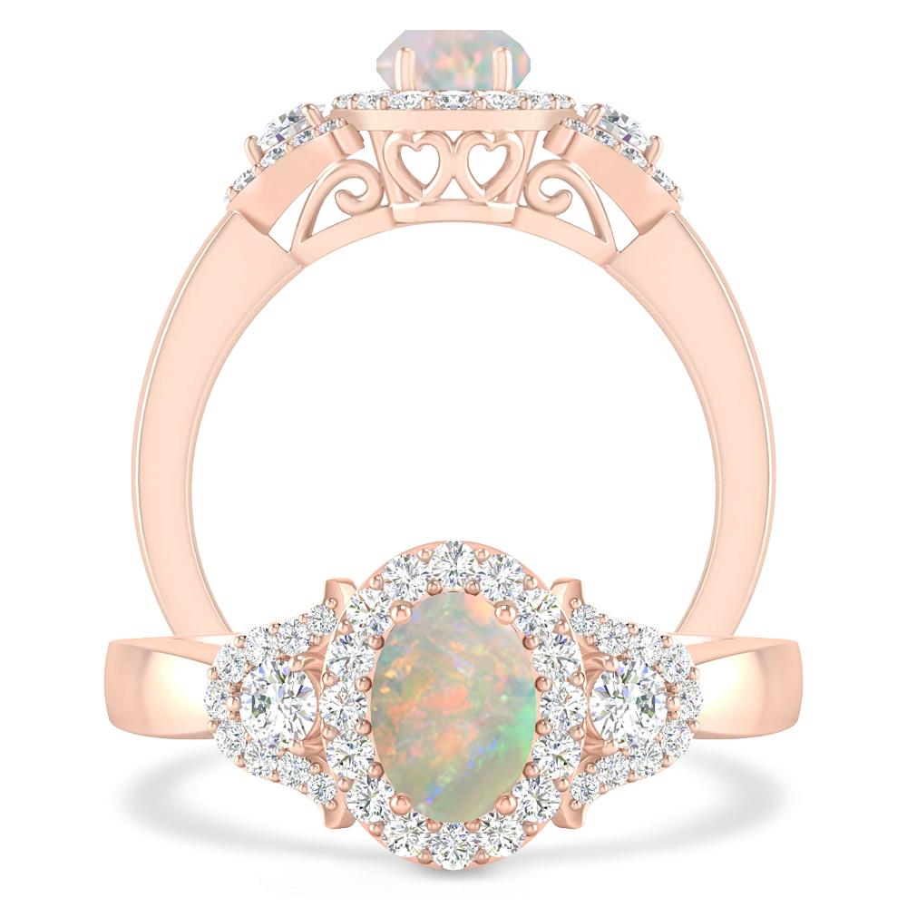 Rose Gold - Opal