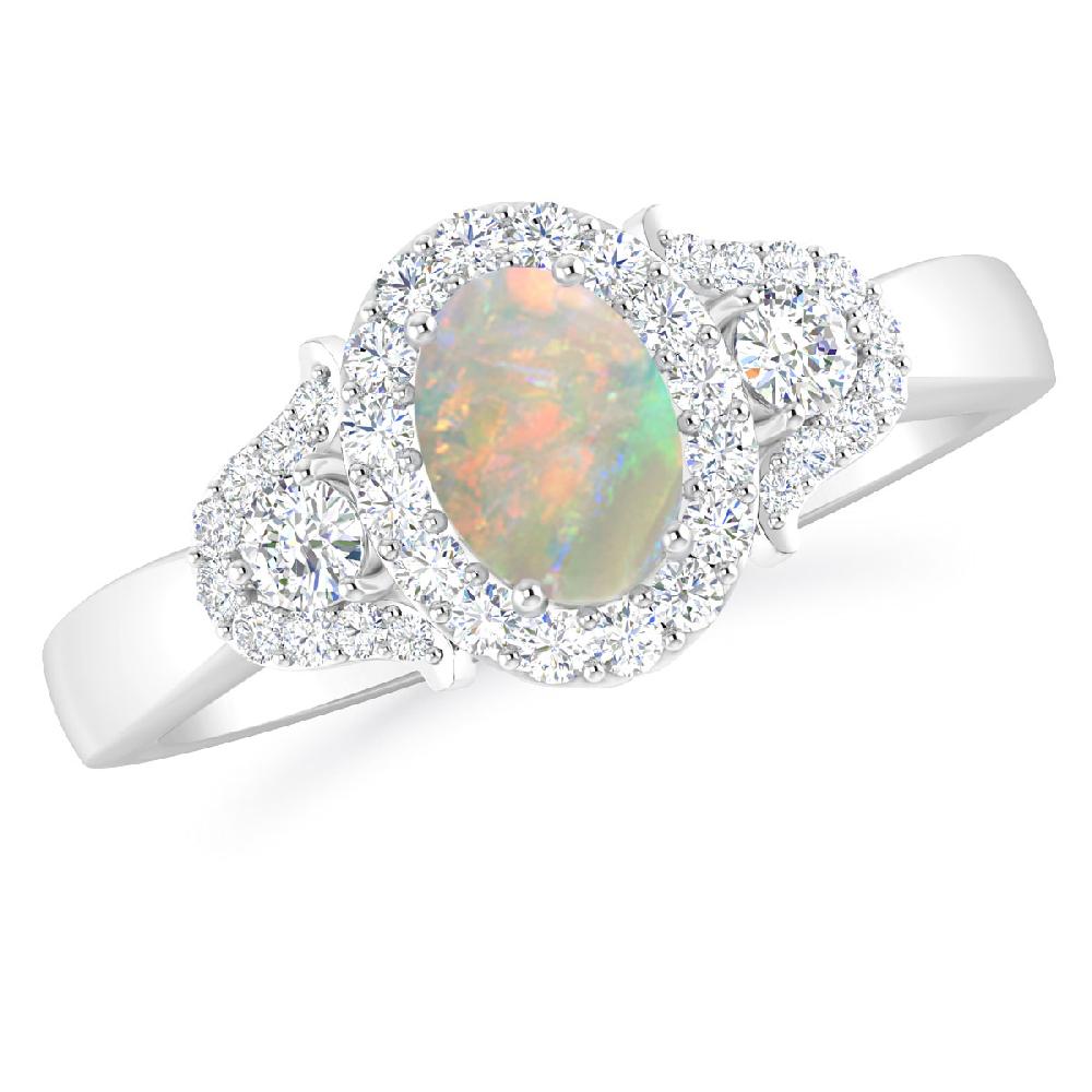 White Gold - Opal