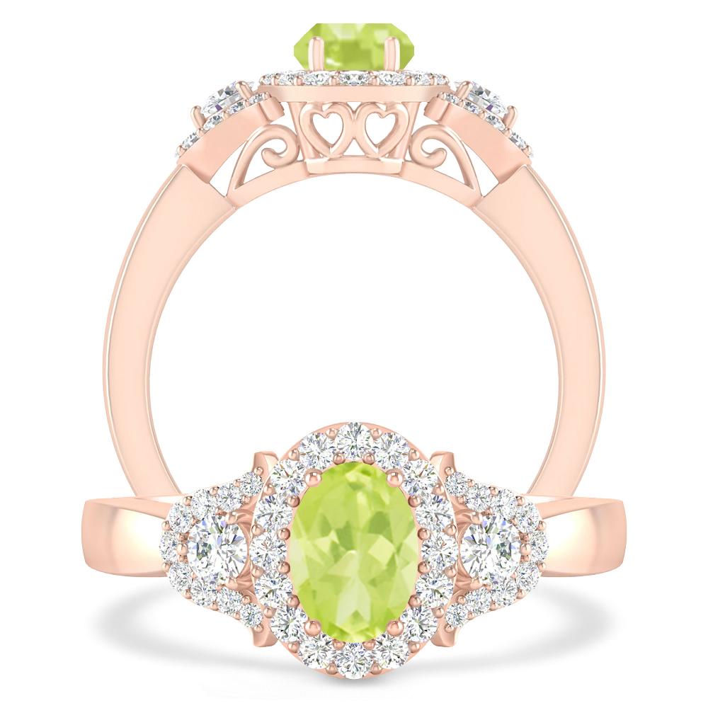 Rose Gold - Peridot