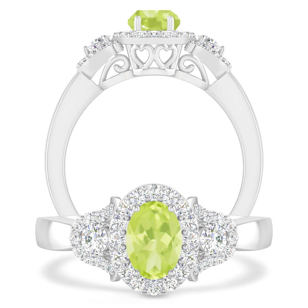 White Gold - Peridot