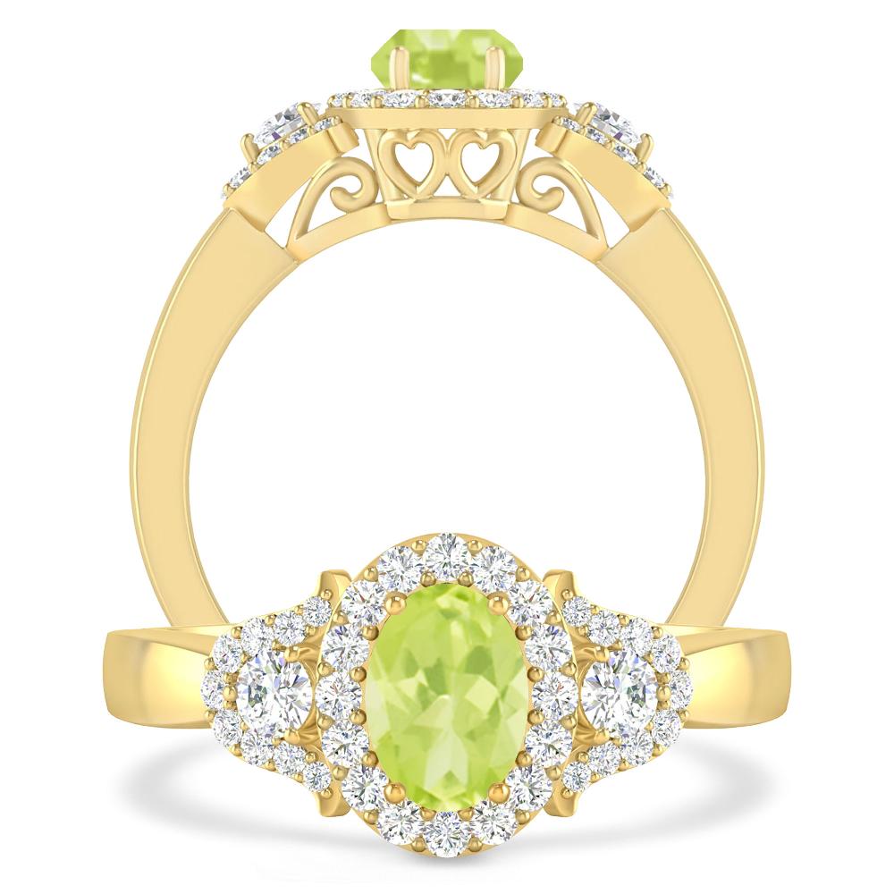 Yellow Gold - Peridot