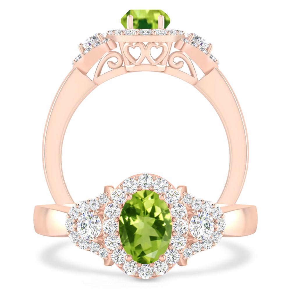 Rose Gold - Peridot