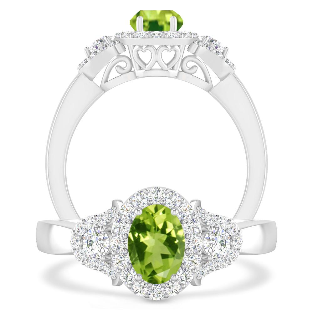 White Gold - Peridot