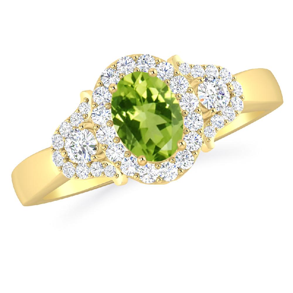 Yellow Gold - Peridot