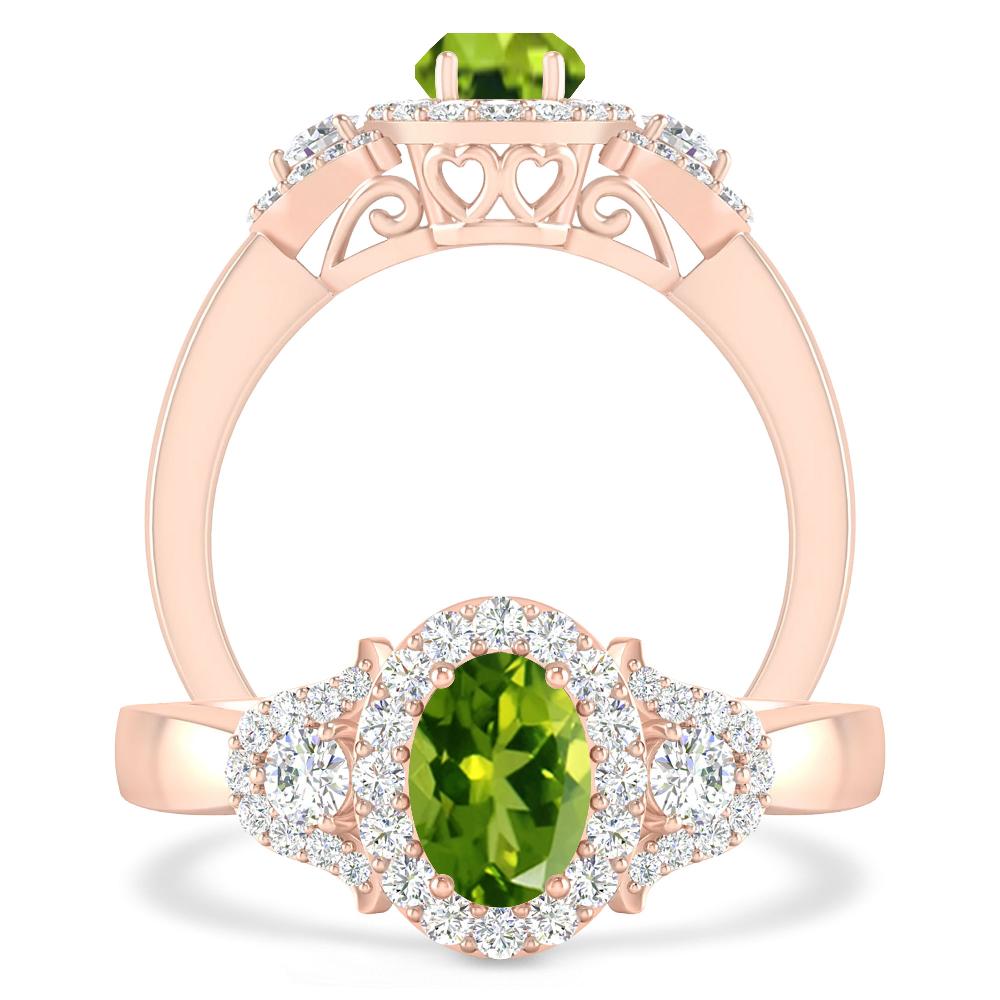 Rose Gold - Peridot