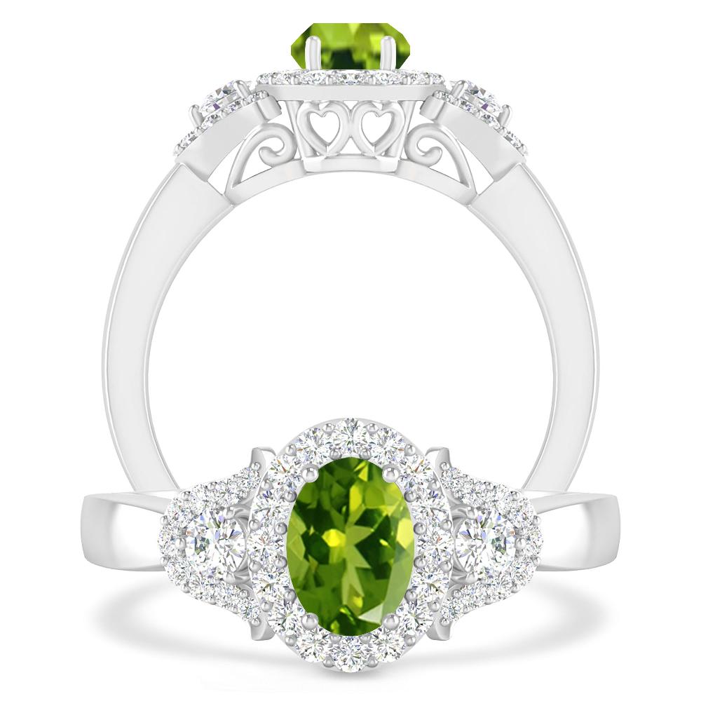 White Gold - Peridot