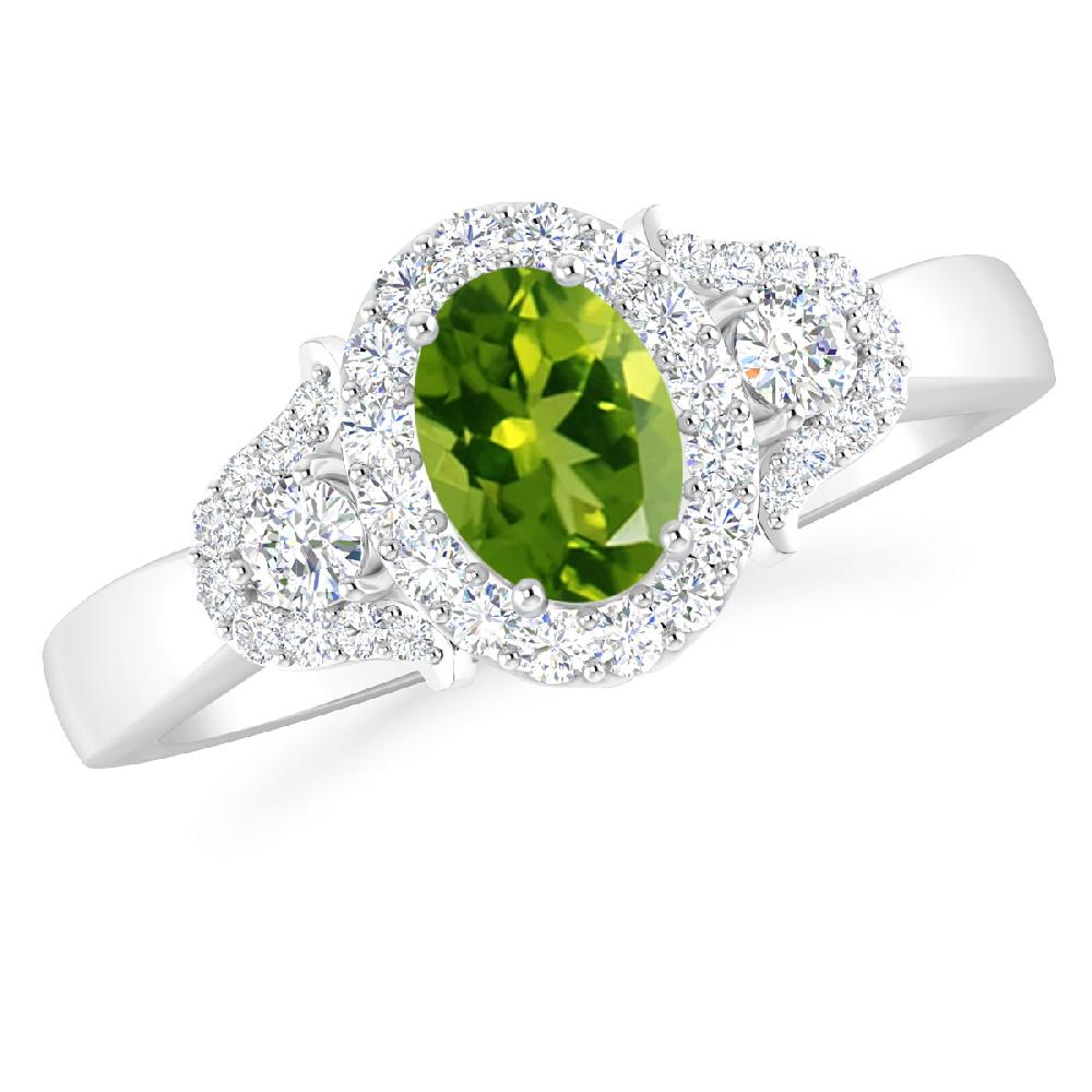 White Gold - Peridot