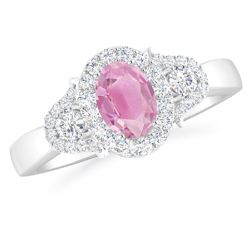 White Gold - Pink Tourmaline