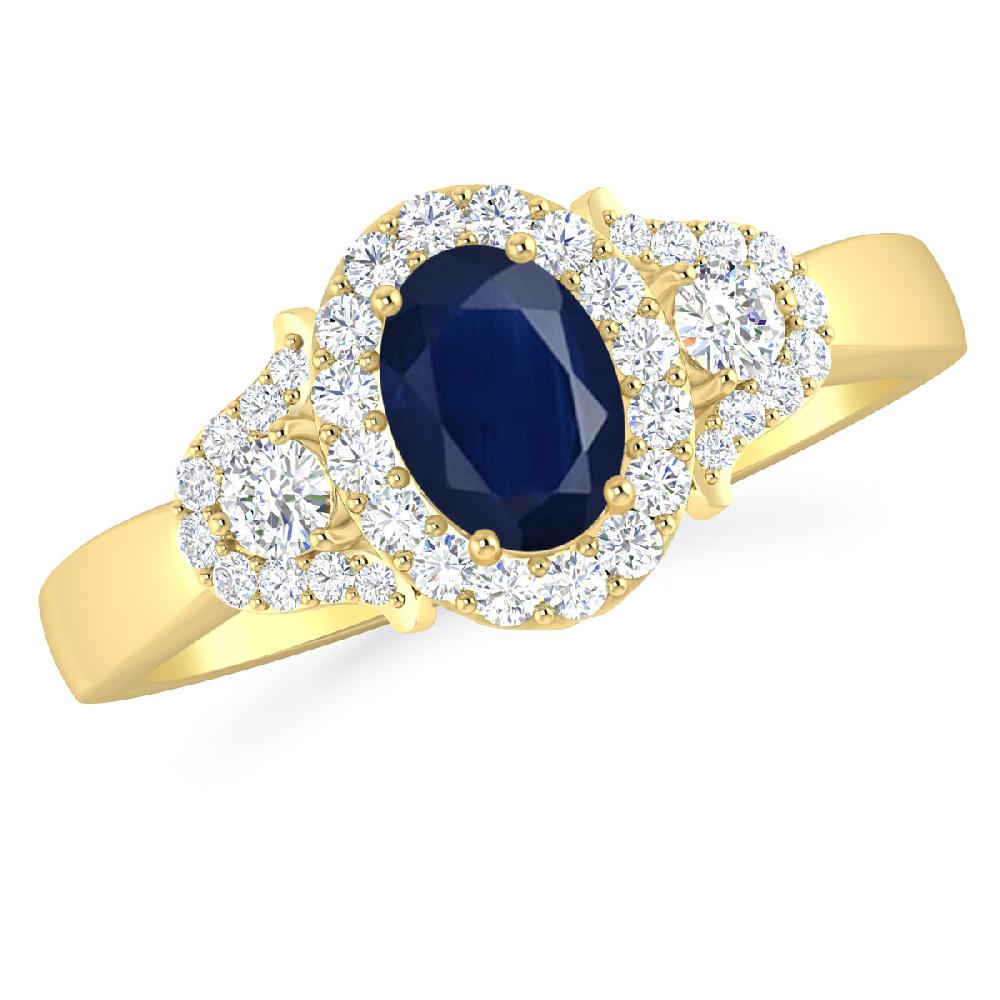 Yellow Gold - Sapphire