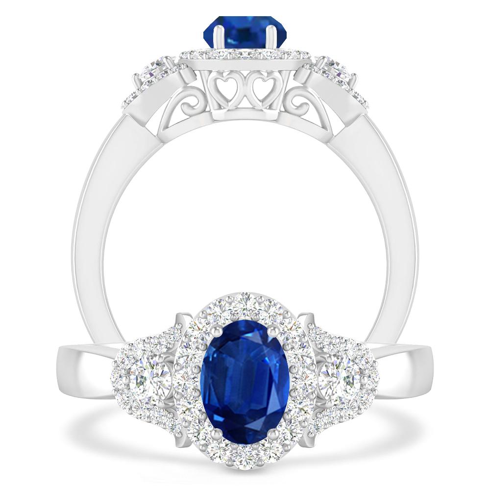 White Gold - Sapphire