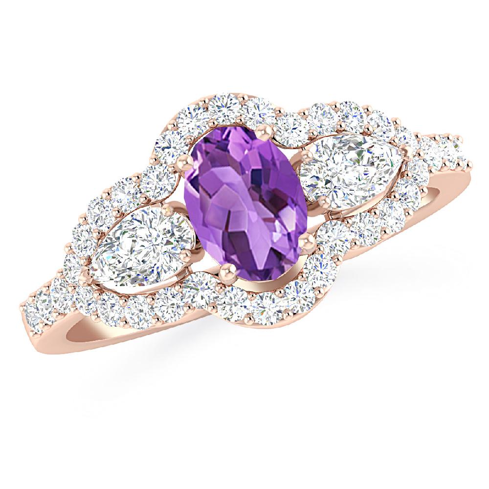 Rose Gold - Amethyst