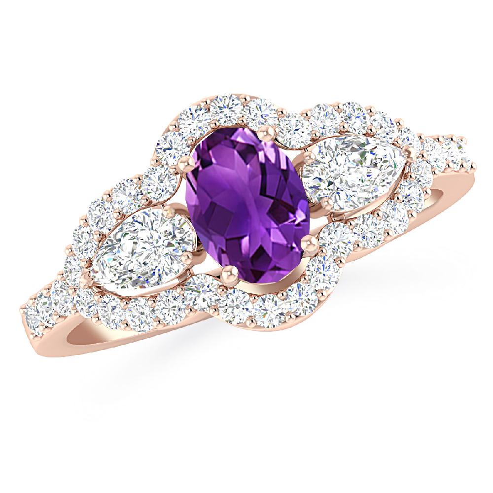 Rose Gold - Amethyst