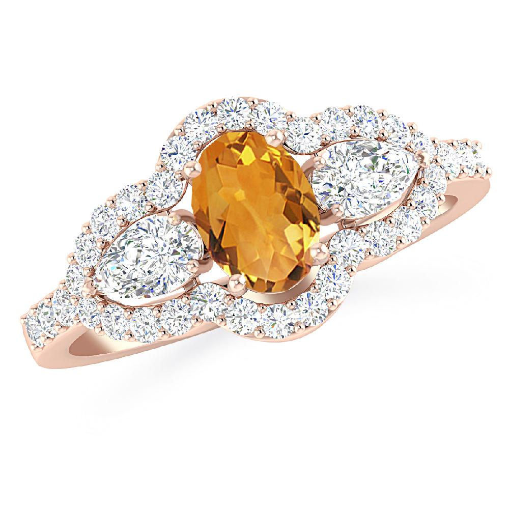 Rose Gold - Citrine