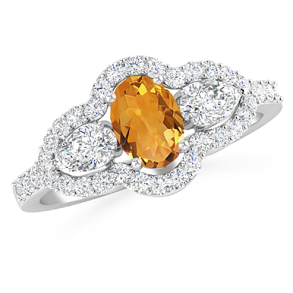 White Gold - Citrine