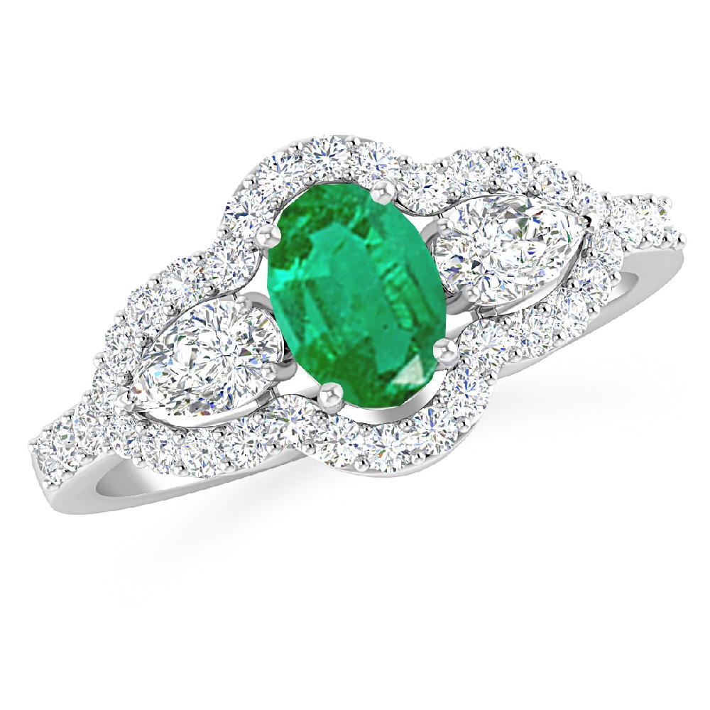 White Gold - Emerald