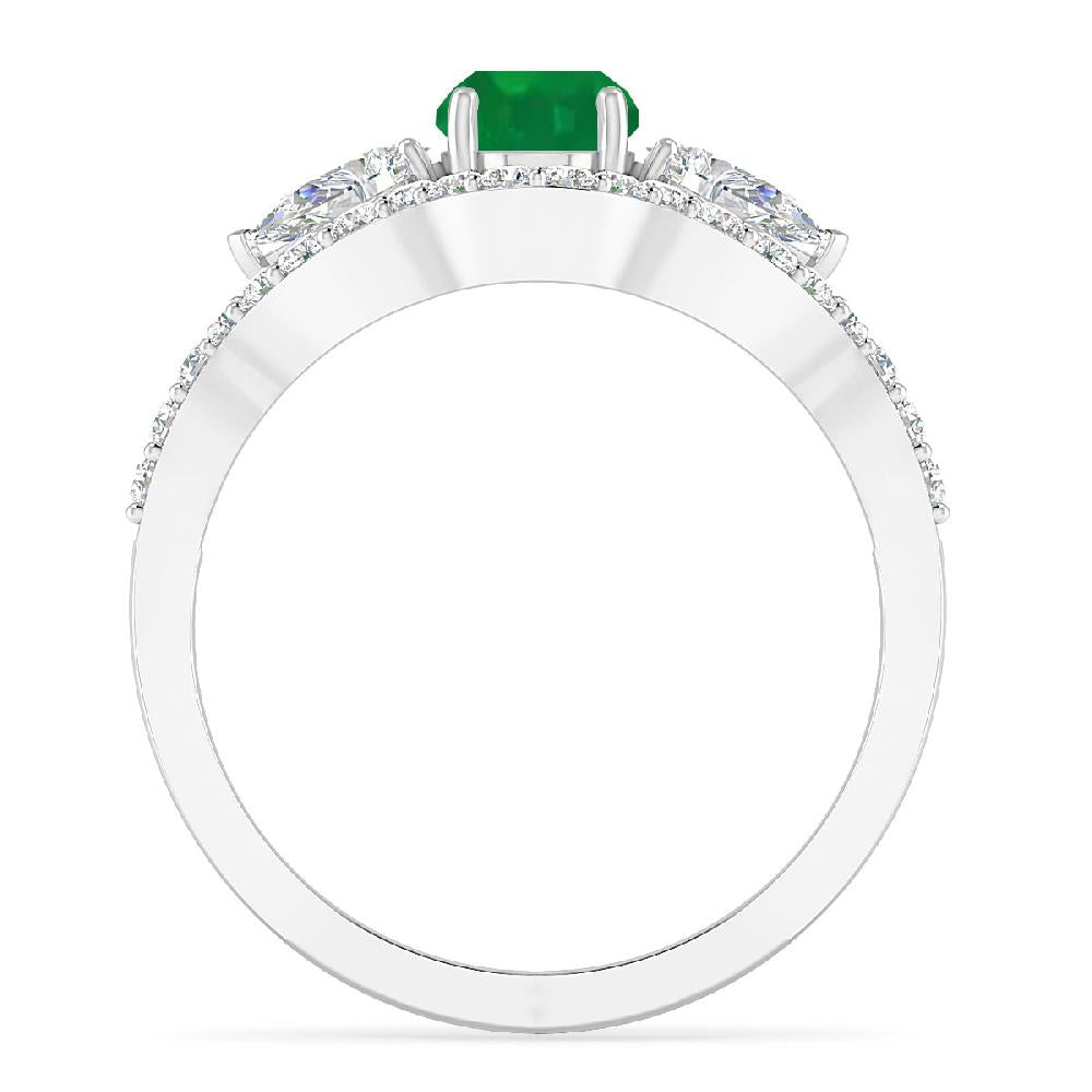 White Gold - Emerald