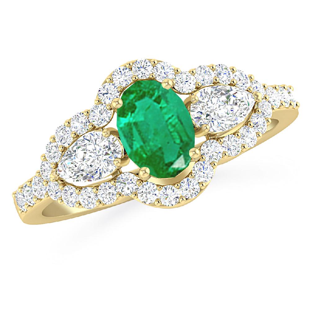 Yellow Gold - Emerald