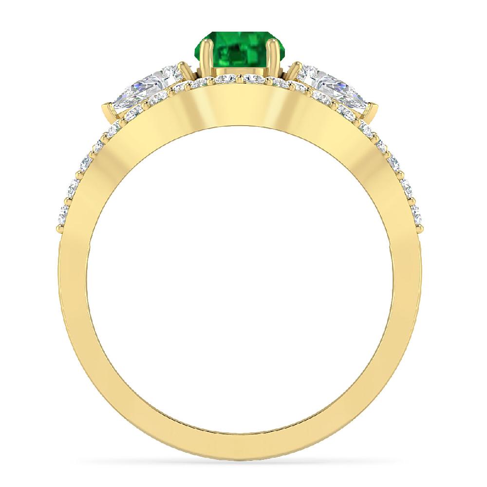 Yellow Gold - Emerald