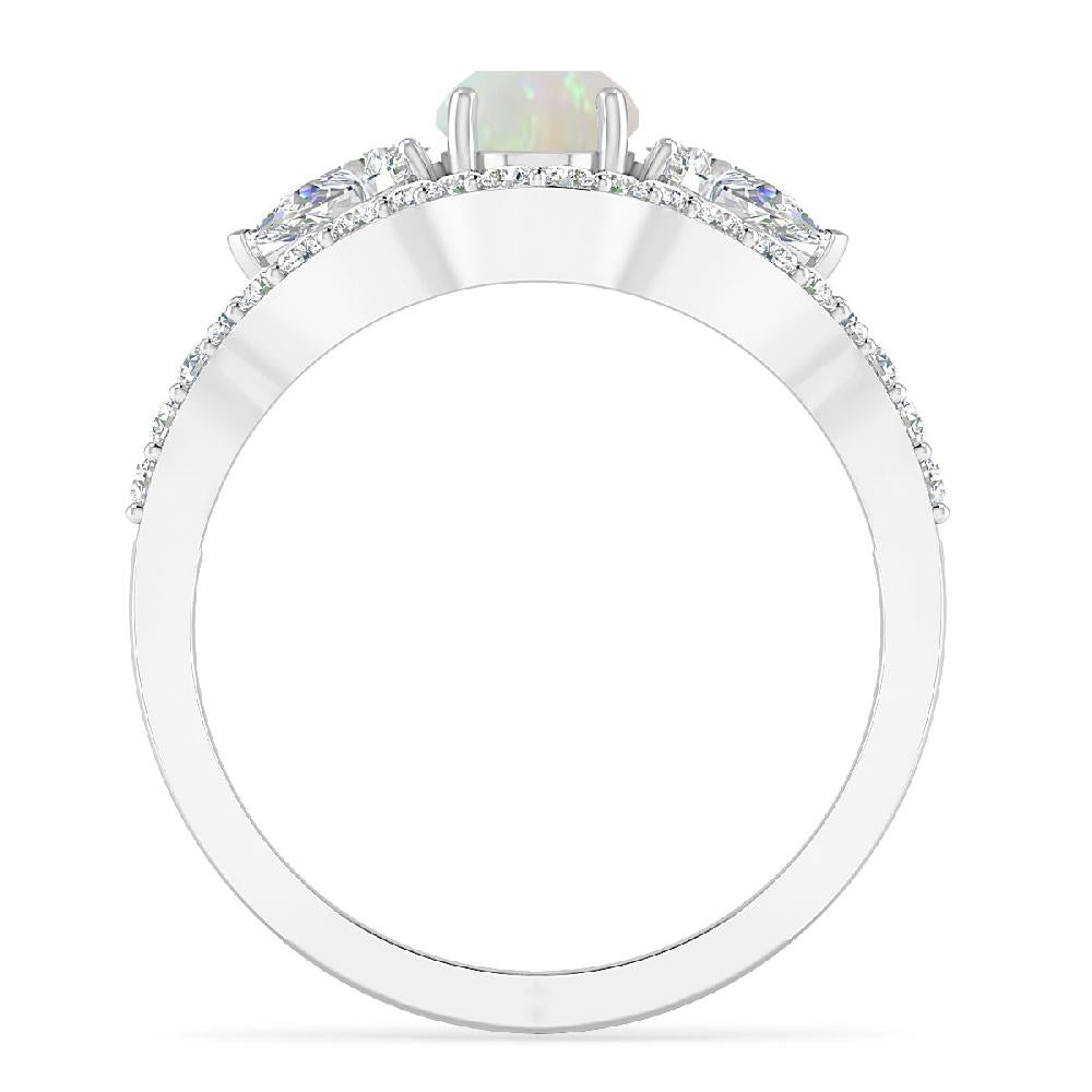 White Gold - Opal