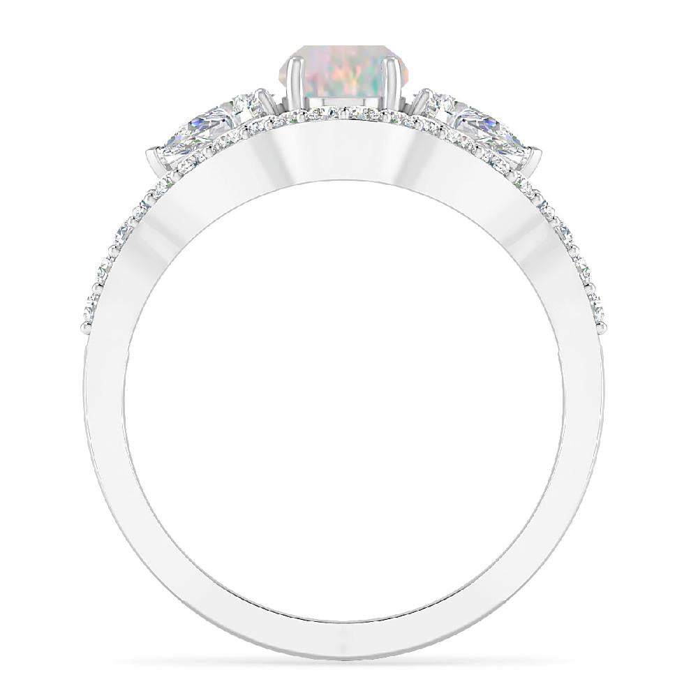 White Gold - Opal